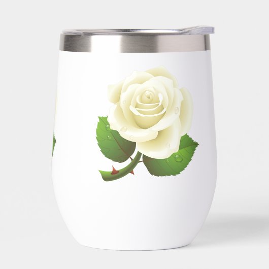 De witte roos van Austin (Links)