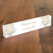 De witte Rose_ Naambordje (Zijkant)