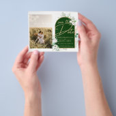 De Witte Roses Groene Weddenschap van de begroting Flyer (Hand)