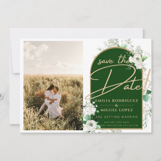 De Witte Roses Groene Weddenschap van de begroting Kaart (Voorkant)