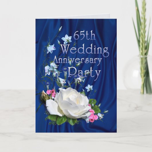 de Witte Rozen van het 65ste Jubileum van het (Voorkant)