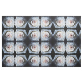 De witte rozenstof stof (Fat Quarter)