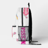 De witte rugzak van Princess Rainbow Star Kinderen (Rechts)