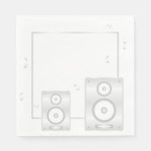 De Witte Soiree Soundwave Servet (Voorkant)