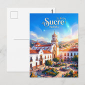 De Witte Stad Sucre Bolivia Briefkaart (Voorkant / Achterkant)