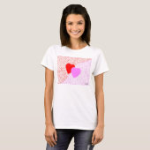 De Witte T-shirt van de Vrouwen van de Verrassing (Voorkant volledig)
