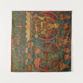 De witte Tara en de groene Tara Wandkleed (Voorkant (horizontaal))