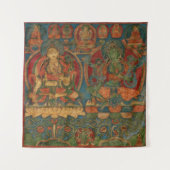 De witte Tara en de groene Tara Wandkleed (Voorkant)