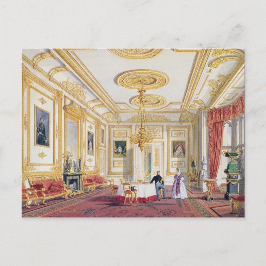 De witte tekenkamer bij het kasteel van Windsor (k Briefkaart (Voorkant)