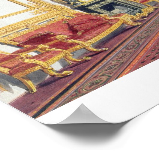 De witte tekenkamer bij het kasteel van Windsor (k Poster (Hoek)