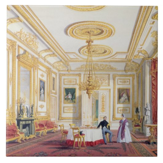 De witte tekenkamer bij het kasteel van Windsor (k Tegeltje (Voorkant)