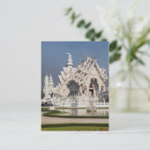 De witte tempel (Wat Rong Khun), Thailand Briefkaart (Staand voorkant)