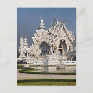 De witte tempel (Wat Rong Khun), Thailand Briefkaart
