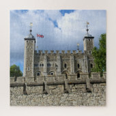 De Witte Tower - Tower van Londen - 20x20 inch Legpuzzel (Verticaal)