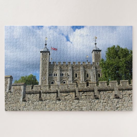 De Witte Tower - Tower van Londen - 20x30 inch Legpuzzel (Horizontaal)
