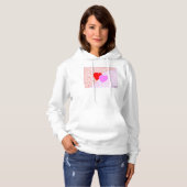 De Witte Trui Hoodie van de Vrouwen van de (Voorkant volledig)