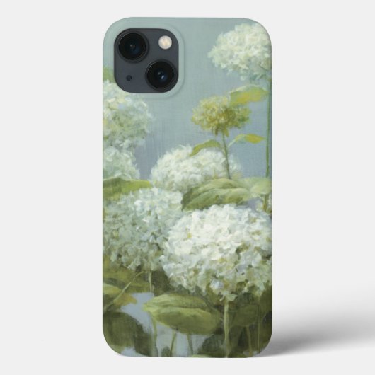 De witte Tuin van de Hydrangea hortensia Case-Mate iPhone Case (Achterkant)