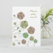 De Witte Uitnodiging van de Dahlia van de Natuur (Staand voorkant)