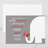 De witte Uitnodiging van de Uitwisseling van de Gi (Voorkant / Achterkant)