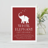 De witte Uitnodiging van de Uitwisseling van de Gi (Staand voorkant)