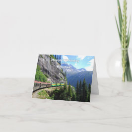 De witte Verjaardag van de Trein van de Broer van Kaart