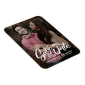 De witte Vette Foto van het Manuscript sparen de M Magneet (Rechterzijde)