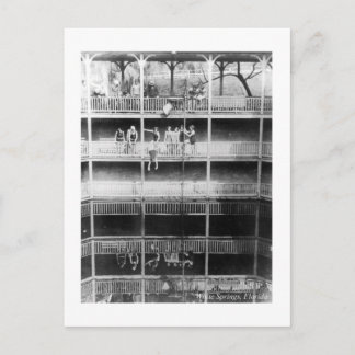 De witte Vintage Foto van Florida van de Lentes Briefkaart