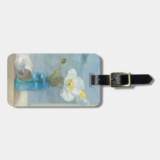 De witte Vloer die het Zee overzien Bagagelabel (Voorkant horizontaal)