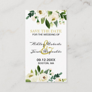 De Witte Vloer van de waterverf sparen de Datum Informatiekaartje