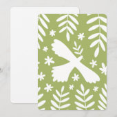 De witte vogel kaart (Voorkant / Achterkant)