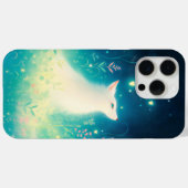 De witte vos betoverde blik Case-Mate iPhone case (Achterkant (horizontaal))