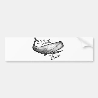 De witte walvis bumpersticker