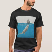de witte walvis t-shirt (Voorkant)