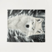 De Witte Wolf Wandkleed (Voorkant (horizontaal))