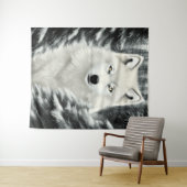 De Witte Wolf Wandkleed (In Situ (horizontaal))