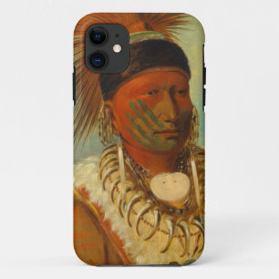 De witte wolk, hoofd van de Iowas iPhone 11 Hoesje