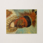 De witte wolk, hoofd van de Iowas Legpuzzel (Horizontaal)