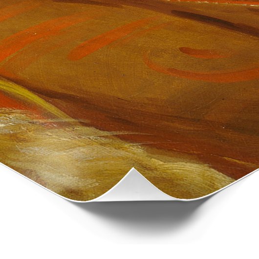 De witte wolk, hoofd van de Iowas Poster (Hoek)