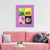 De wizard Apprentice - Comic reinigen Canvas Afdruk (Insitu (Woonkamer))