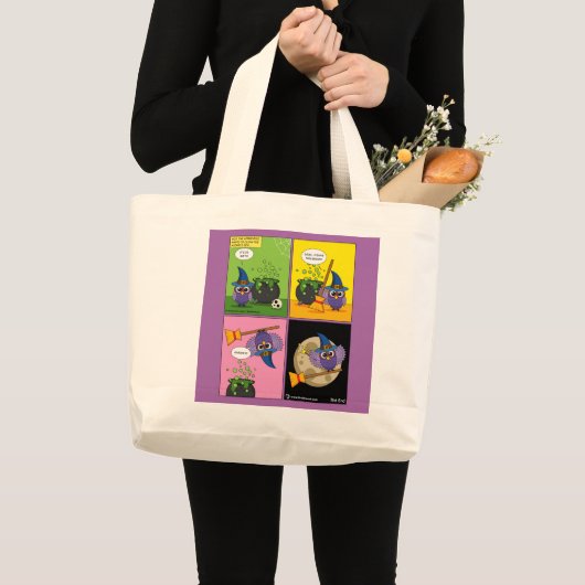 De wizard Apprentice - Comic reinigen Grote Tote Bag (Voorkant (product))