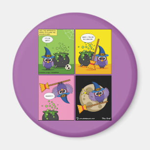 De wizard Apprentice - Comic reinigen Magneet
