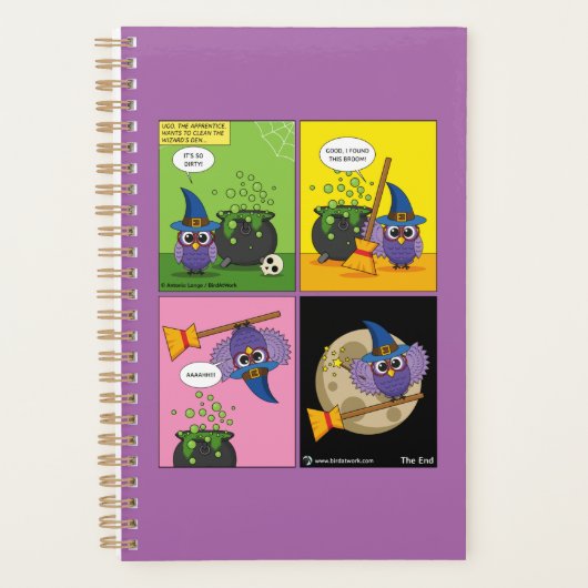De wizard Apprentice - Comic reinigen Planner (Voorkant)
