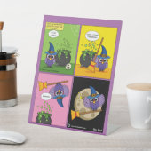 De wizard Apprentice - Comic reinigen Reclamebord Met Voetstuk (Insitu)