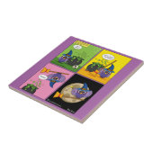 De wizard Apprentice - Comic reinigen Tegeltje (Zijkant)