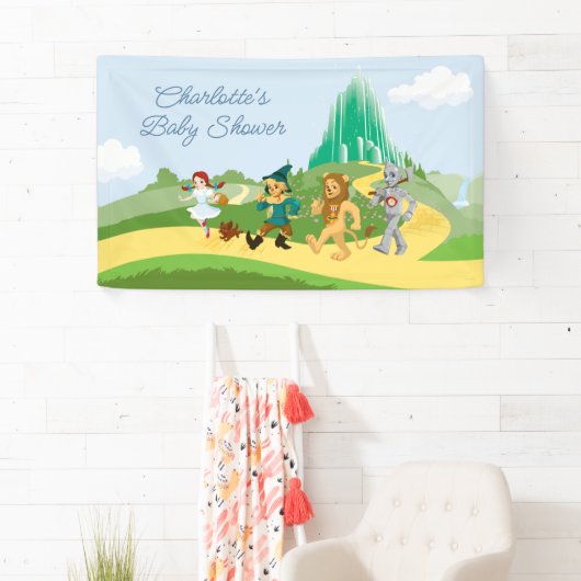 De wizard OZ™ | BABY SHOWER Spandoek (Insitu)