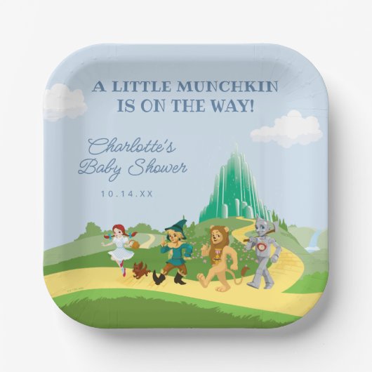 De wizard Oz™ Birthday Baby shower Papieren Bordje (Voorkant)