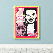 De wizard OZ™ | Dorothy™ & Toto™ - Dog Person Canvas Afdruk (Insitu (Houten vloer))