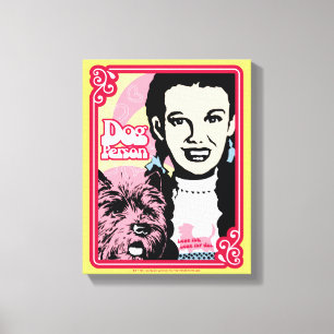 De wizard OZ™   Dorothy™ & Toto™ - Dog Person Canvas Afdruk