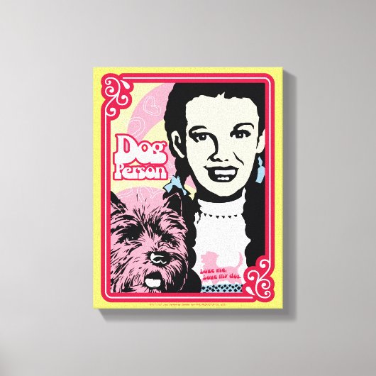 De wizard OZ™ | Dorothy™ & Toto™ - Dog Person Canvas Afdruk (Voorkant)