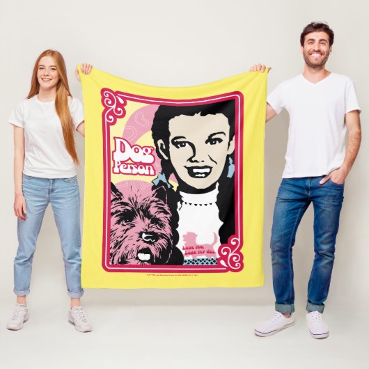 De wizard OZ™ | Dorothy™ & Toto™ - Dog Person Fleece Deken (In situ)